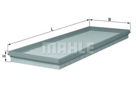 Елемент повітряного фільтра Mahle Original LX118 ціна, від 6.15 USD